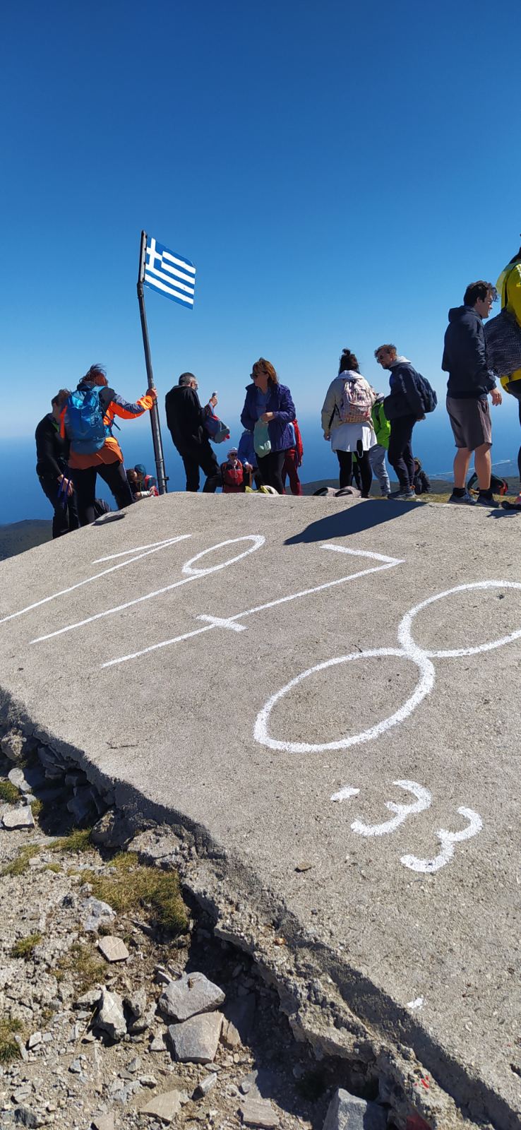 Στην κορυφή του Κισσάβου η Ορειβατική Λέσχη Καλαμπάκας — φωτογραφία 9